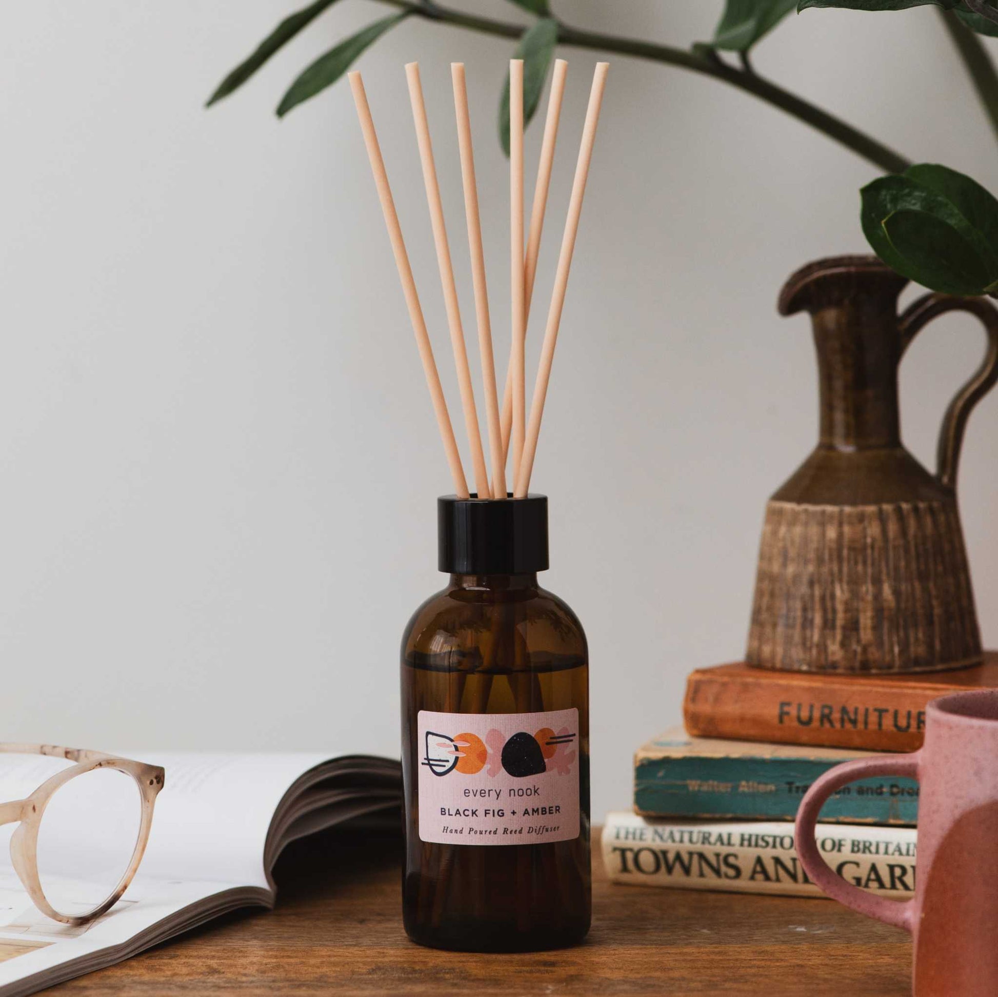 Black Fig + Amber Reed Diffuser