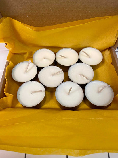 Whiskey + Vanilla soy wax scented tealights