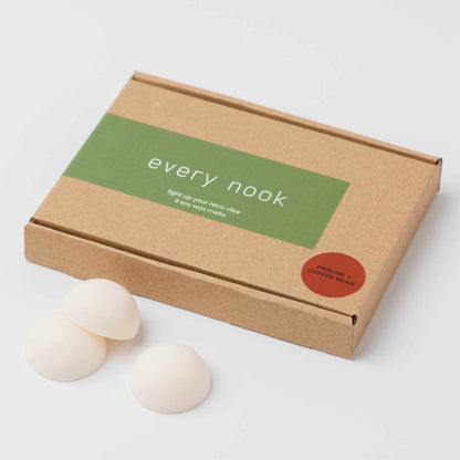 every nook soy wax melts - Praline + Coffee Bean wax melts